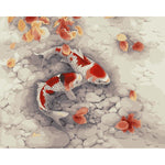 Fishes in a Pond - DIY Painting By Numbers Kits