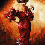 Beautiful Senorita - DIY Painting By Numbers Kit