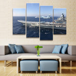 Military Aircraft Carrier Painting