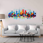 Abstract And Very Colorful City