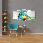 Abstract Color Spotted Deer