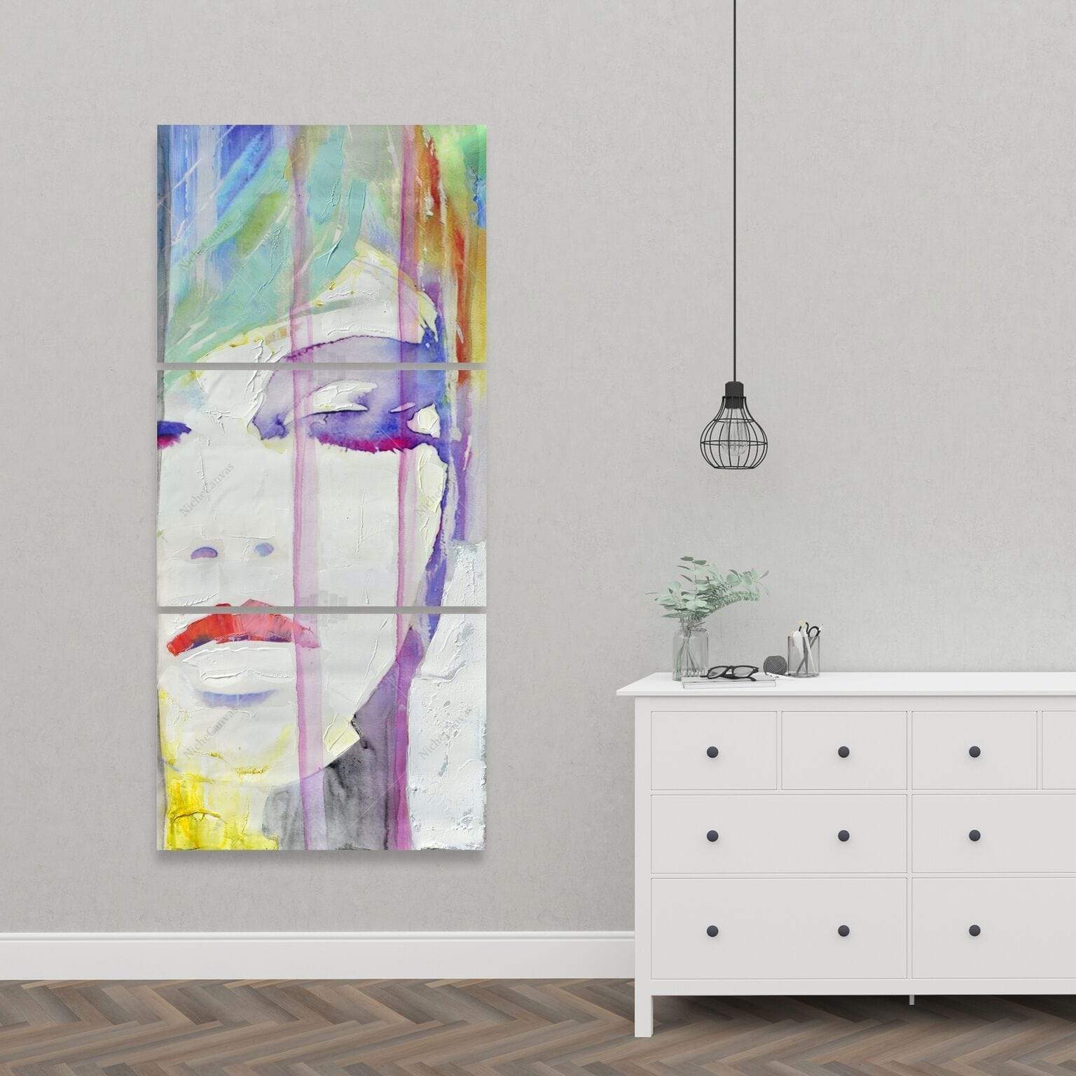Abstract Colorful Portrait