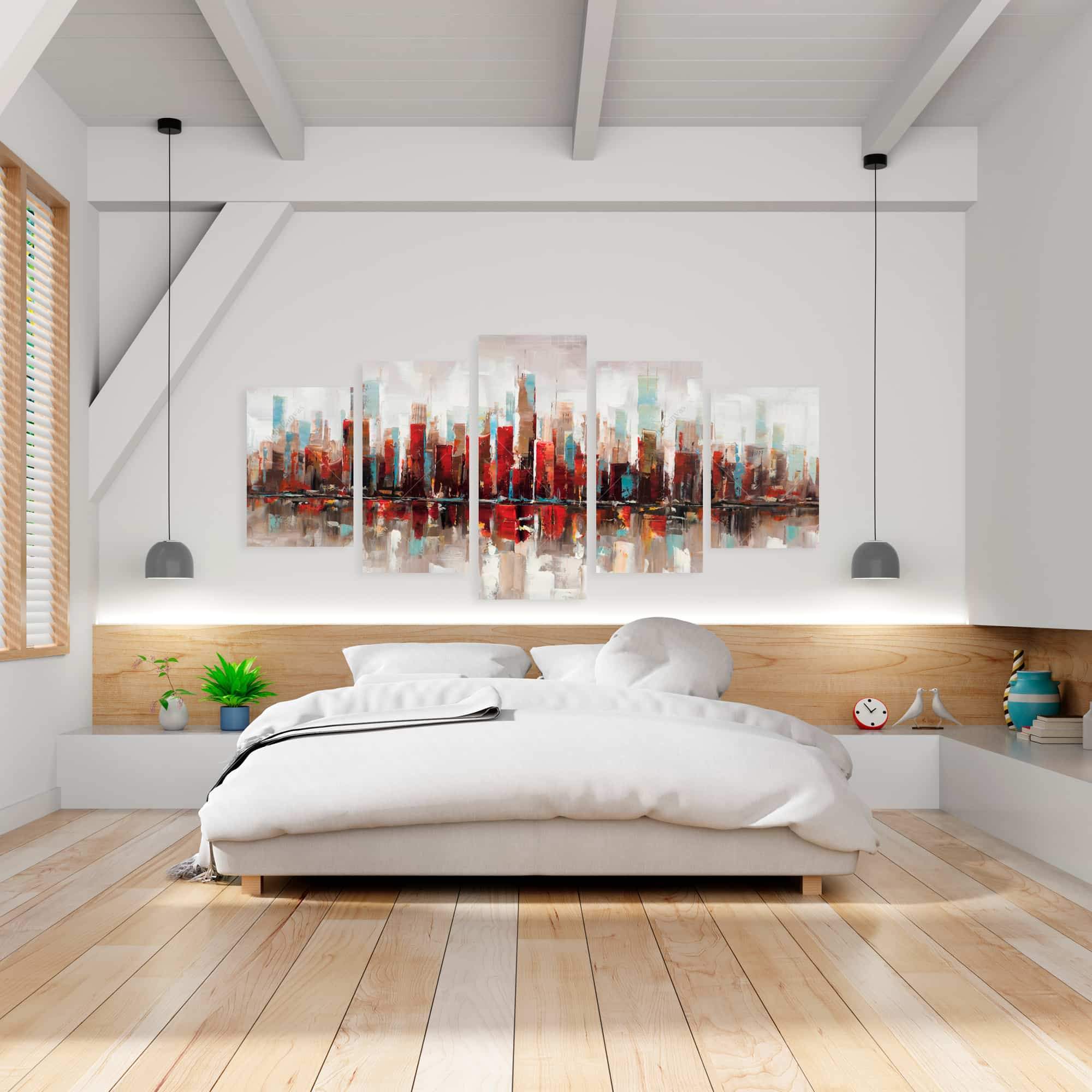 Abstract Colorful Skyscrapers