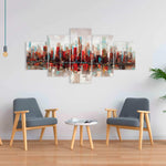 Abstract Colorful Skyscrapers