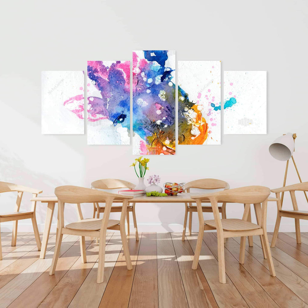 Abstract Giraffe With Color Splash