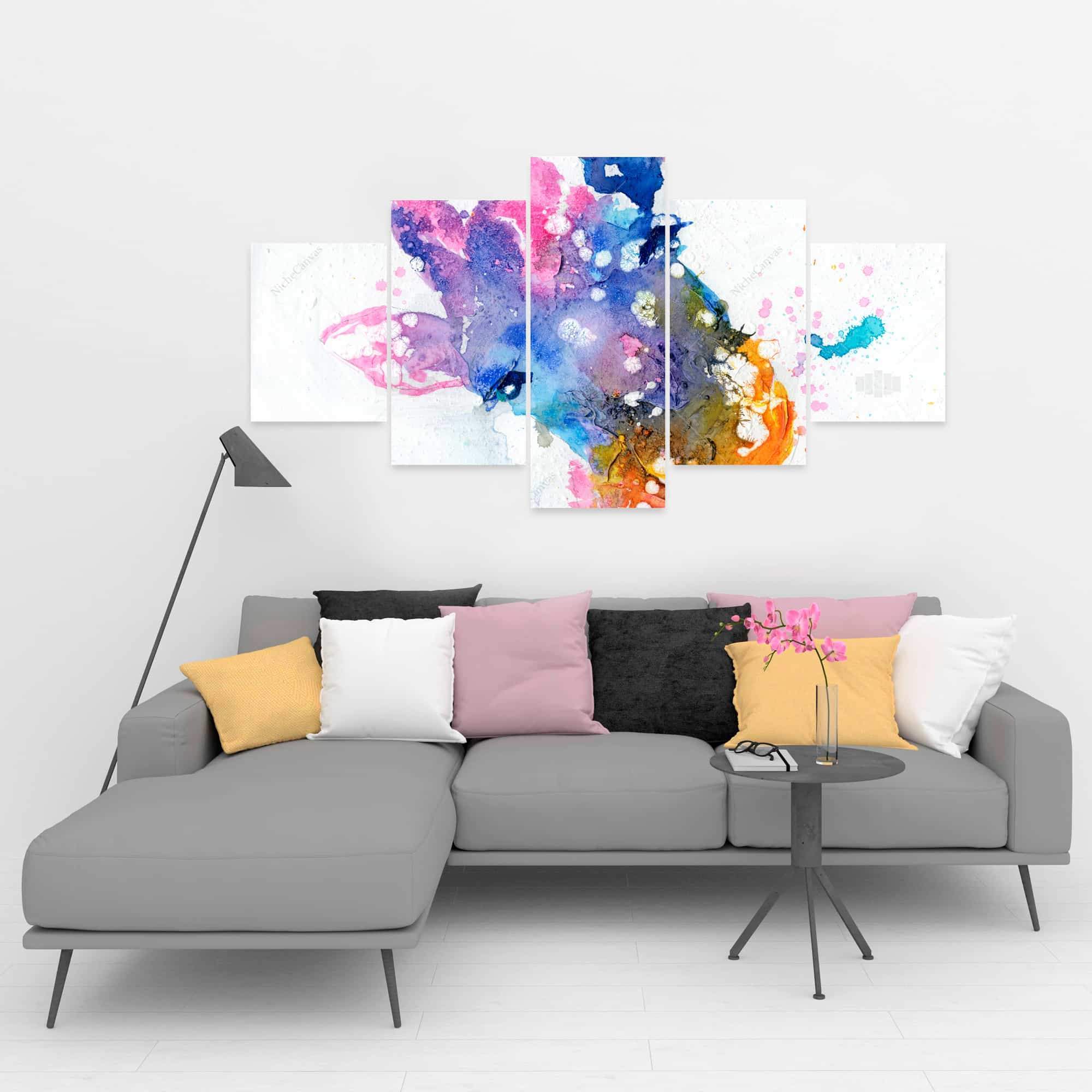 Abstract Giraffe With Color Splash