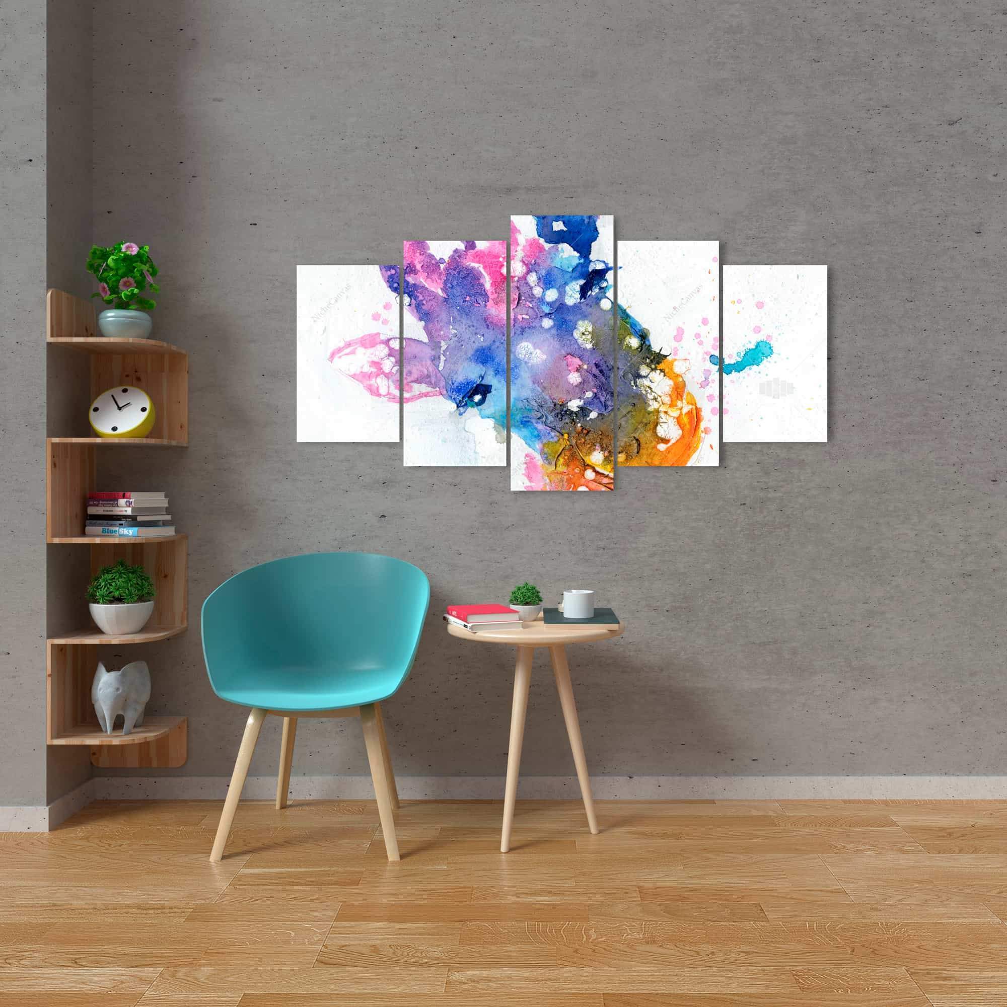 Abstract Giraffe With Color Splash