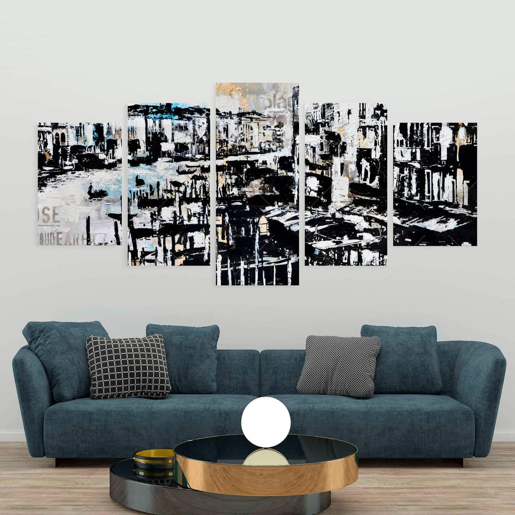 Abstract Port With Typography