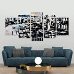 Abstract Port With Typography