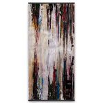 Abstract Runny Paint - Wooden Magnetic Frame