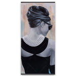 Actress Audrey Hepburn - Wooden Magnetic Frame