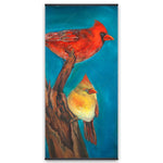 Birds On A Branch - Wooden Magnetic Frame