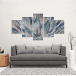 Blue And Gray Flower