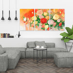 Bouquet Of Multicolor Abstract Flowers