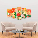 Bouquet Of Multicolor Abstract Flowers