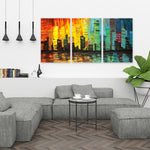 City With Color Tones