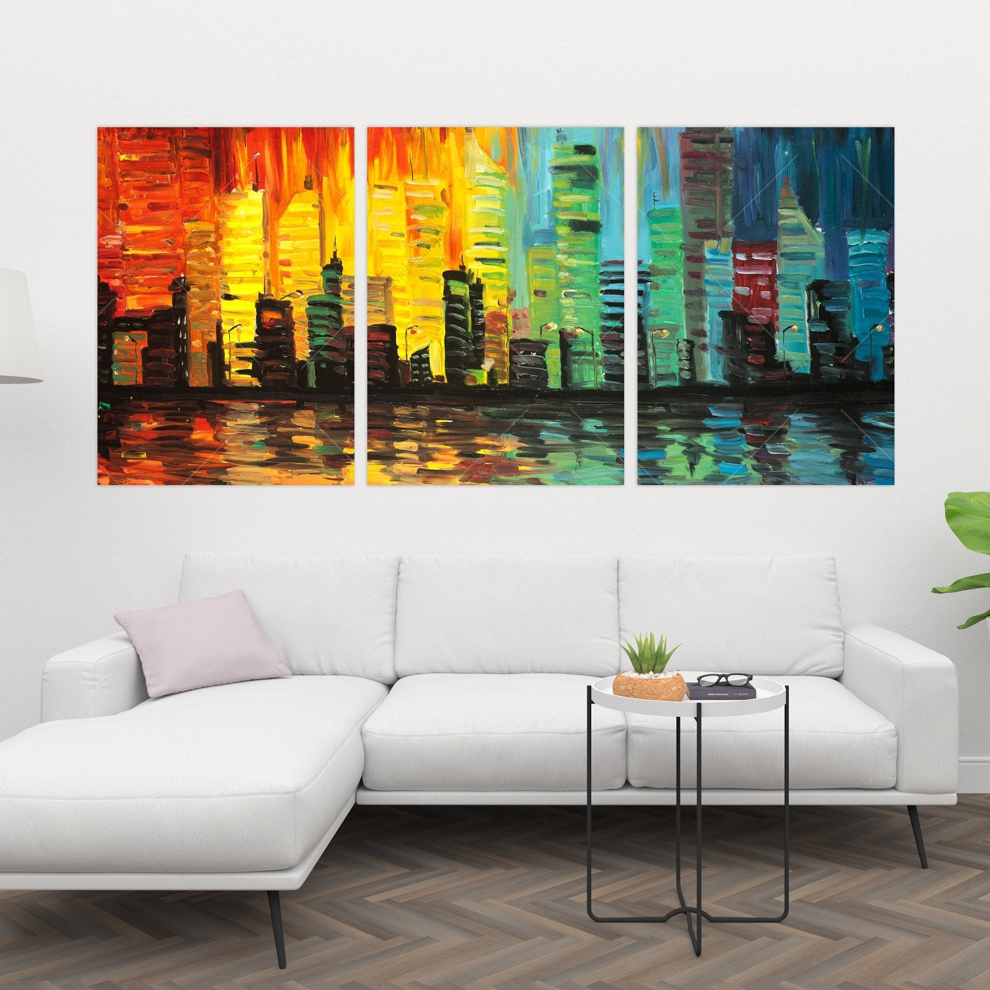 City With Color Tones