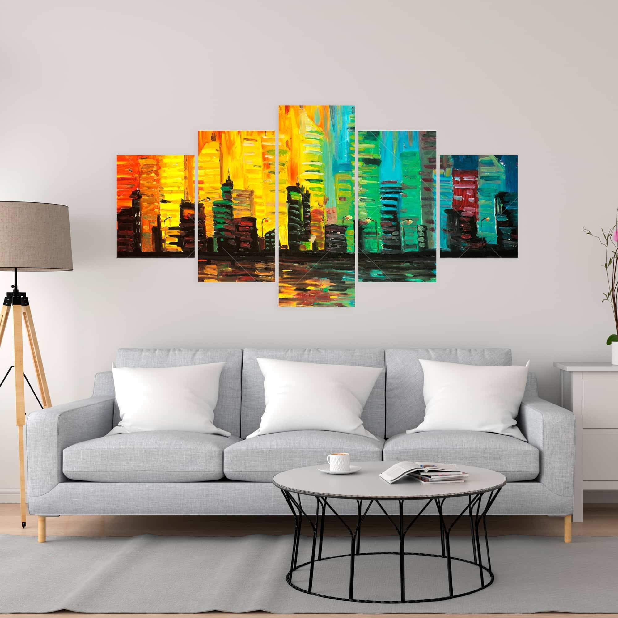 City With Color Tones