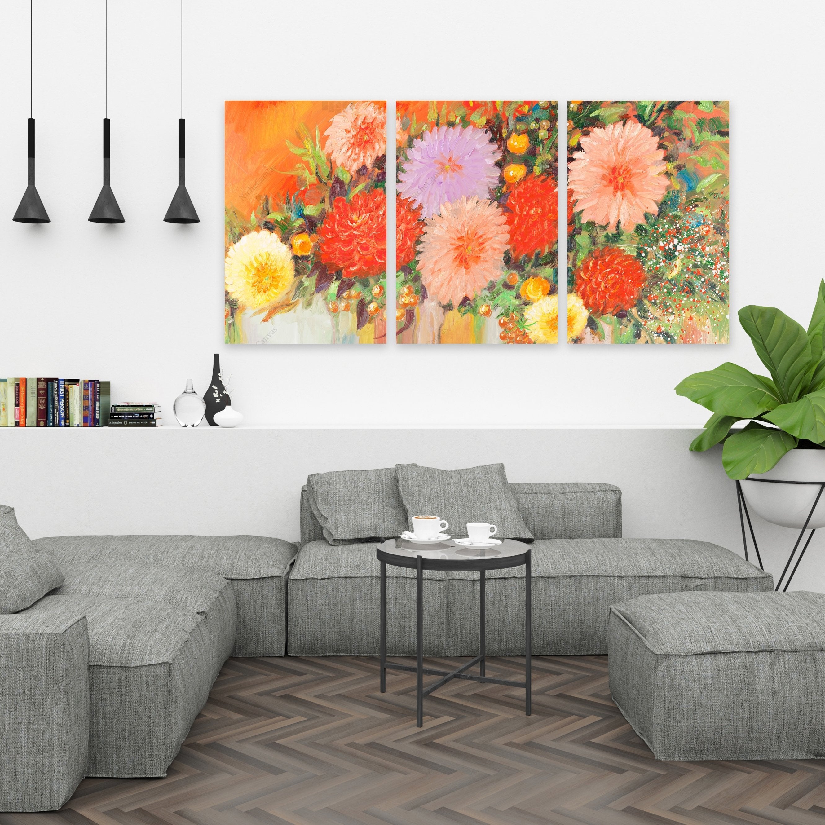 Colorful Abstract Flowers