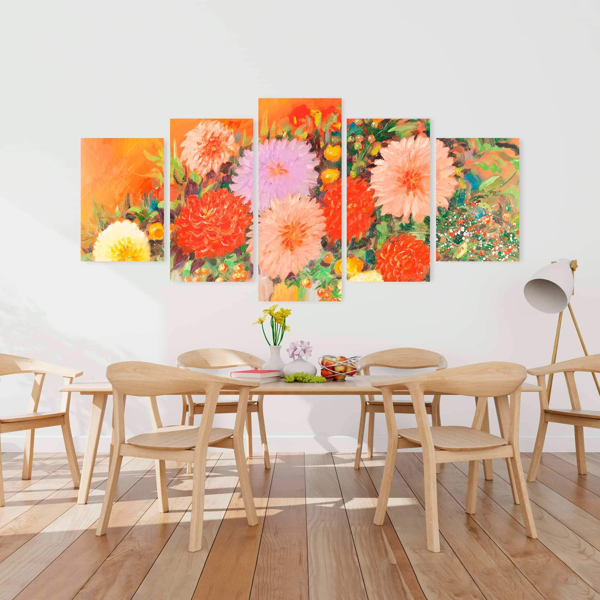 Colorful Abstract Flowers