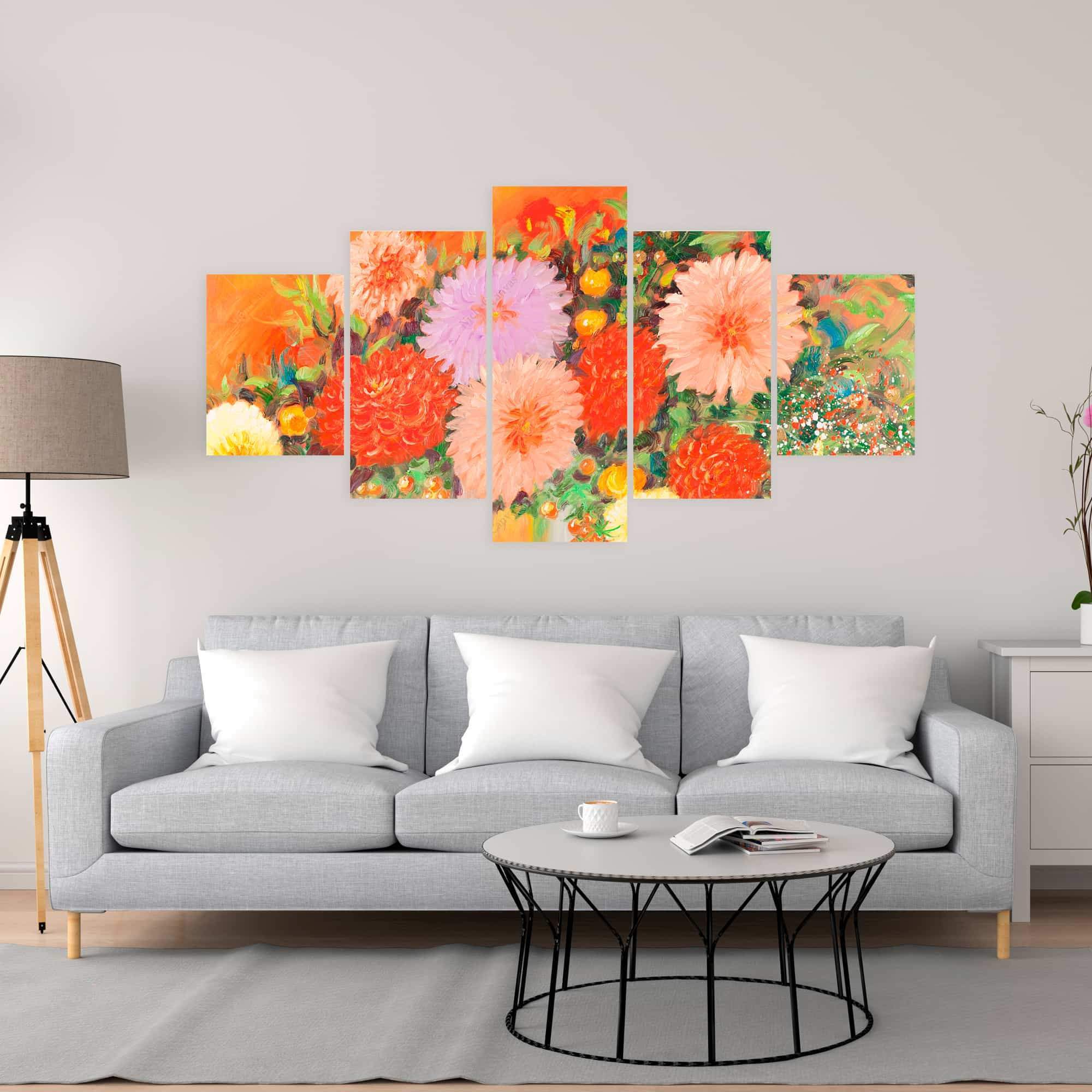 Colorful Abstract Flowers