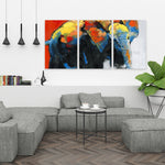 Colorful Abstract Moving Elephant