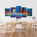 Colorful And Abstract Times Square By Night