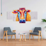 Colorful Country Cow
