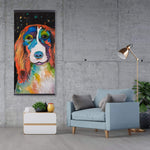 Colorful Dog - Wooden Magnetic Frame