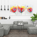 Colorful Flowers With a Butterfly