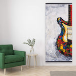 Colorful Guitar - Wooden Magnetic Frame
