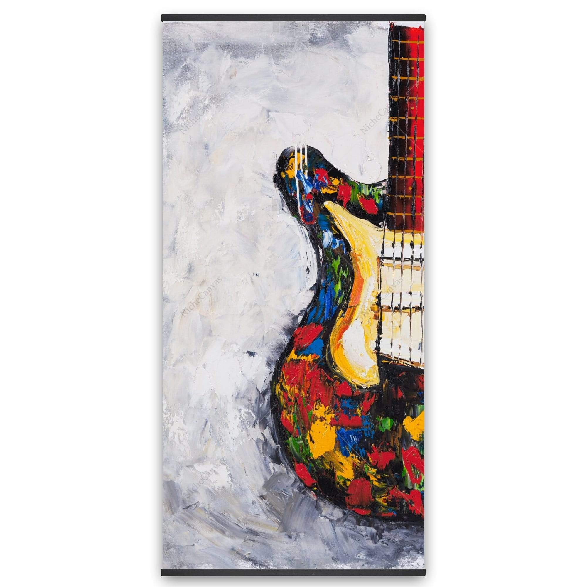 Colorful Guitar - Wooden Magnetic Frame