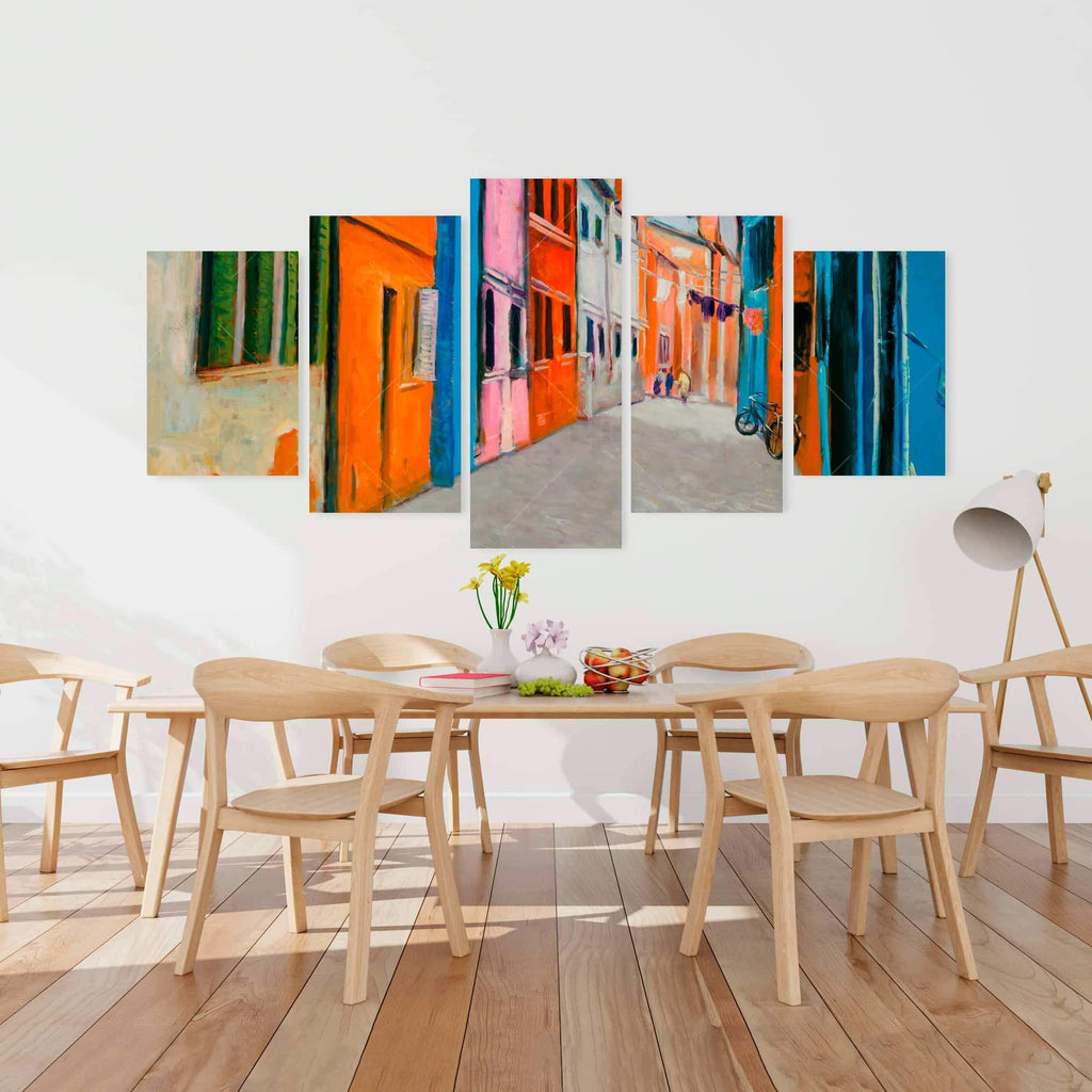 Colorful Houses In Italy