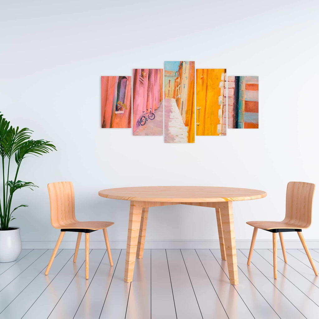 Colorful Houses In The Streets Of Collioure