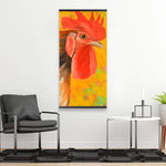 Colorful Rooster - Wooden Magnetic Frame