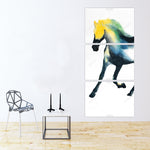 Galloping Colorful Horse