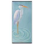 Great Blue Heron - Wooden Magnetic Frame