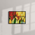 Multicolor Wine Glass