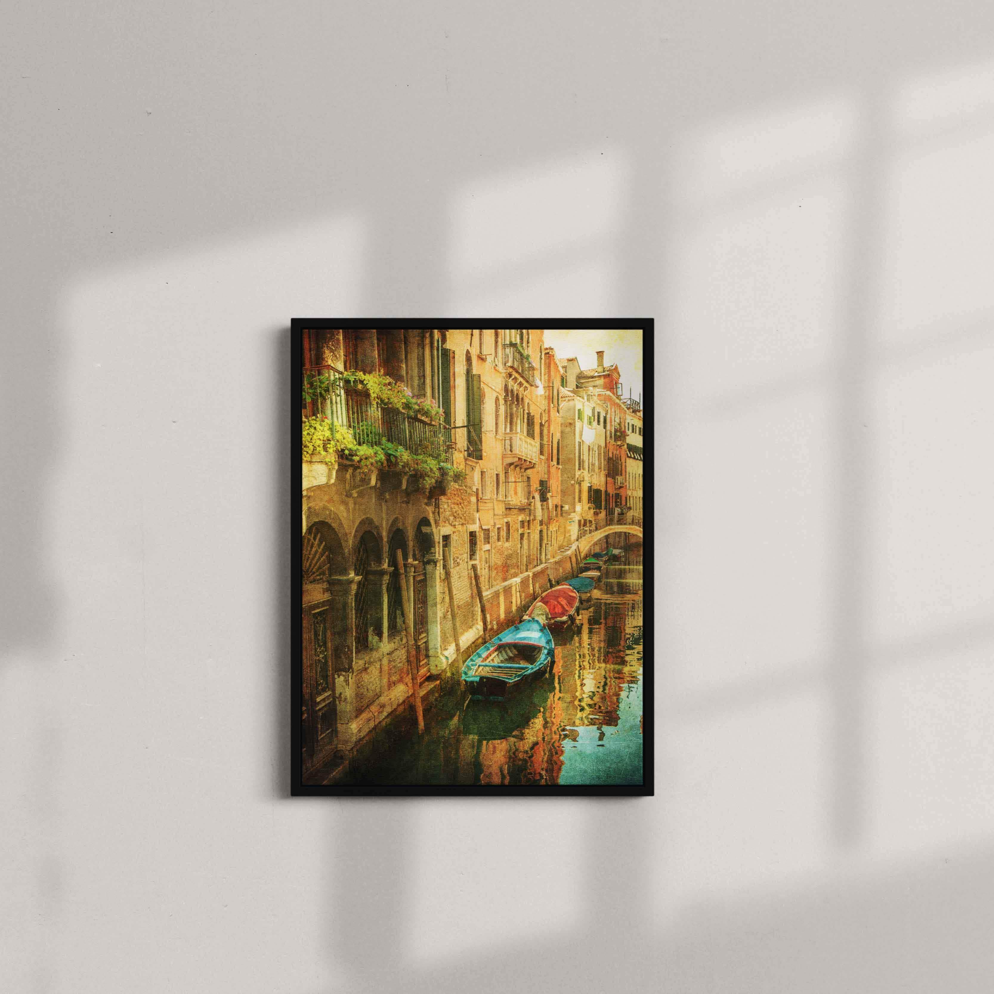 Vintage Venetian canal