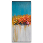 Orange Flowers Bundle - Wooden Magnetic Frame