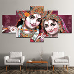 Radha Krishna Canvas Set