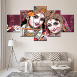 Radha Krishna Canvas Set