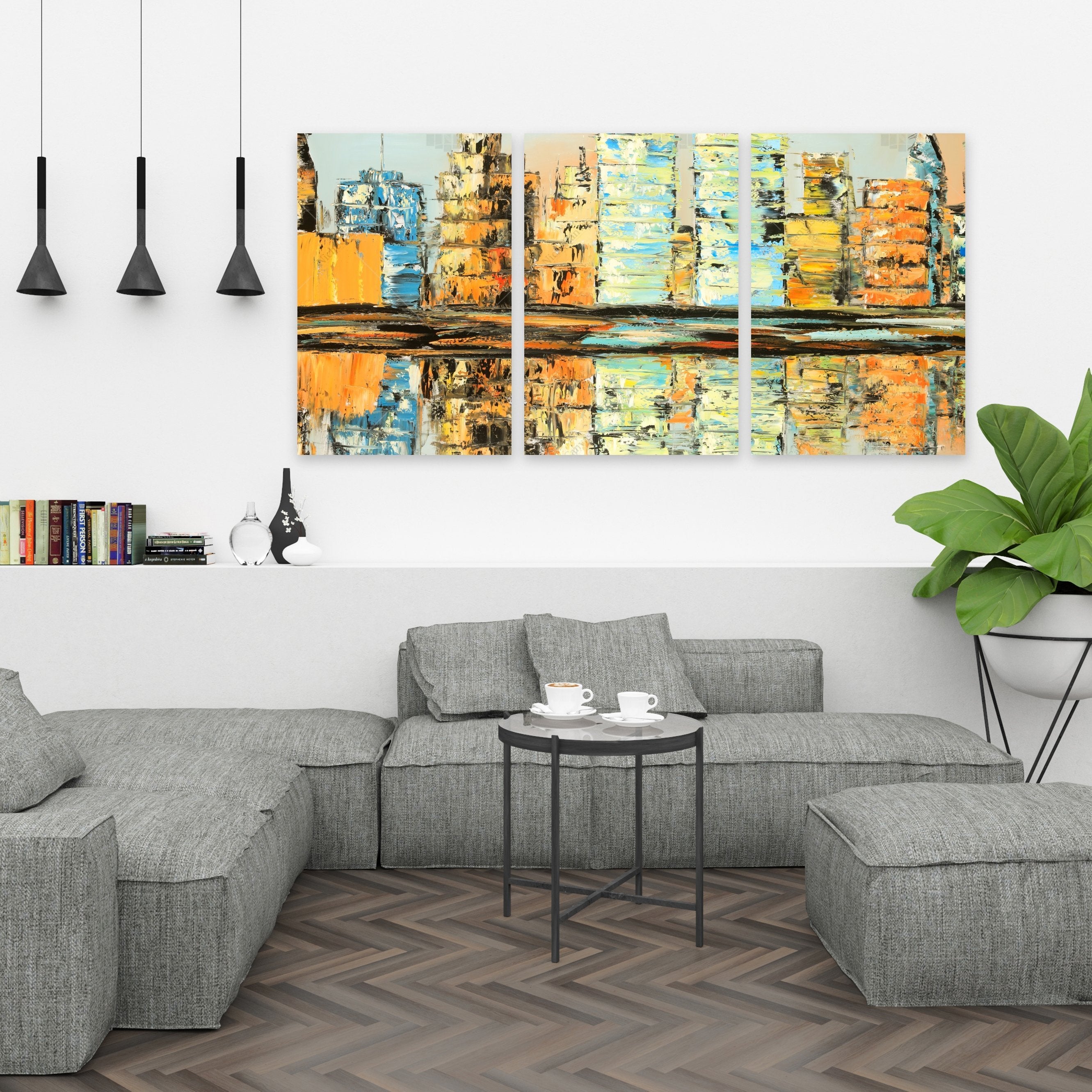 Reflections Of A Colorful City