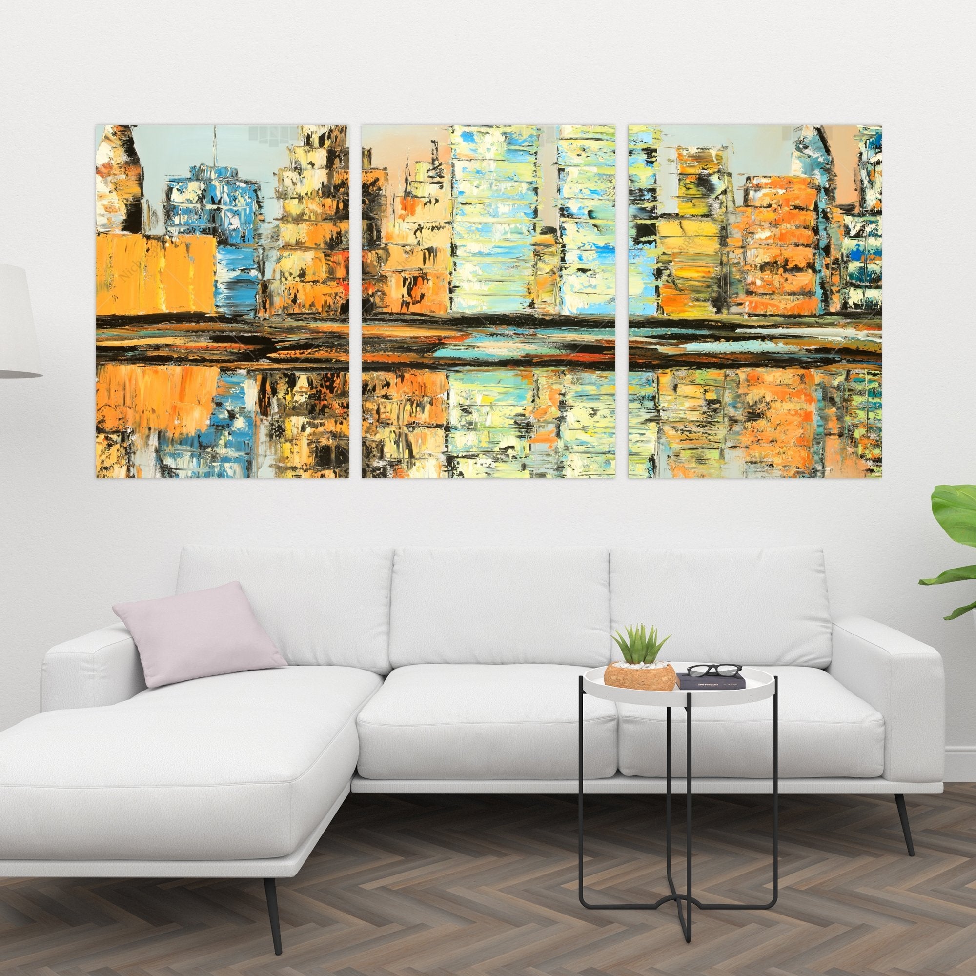 Reflections Of A Colorful City