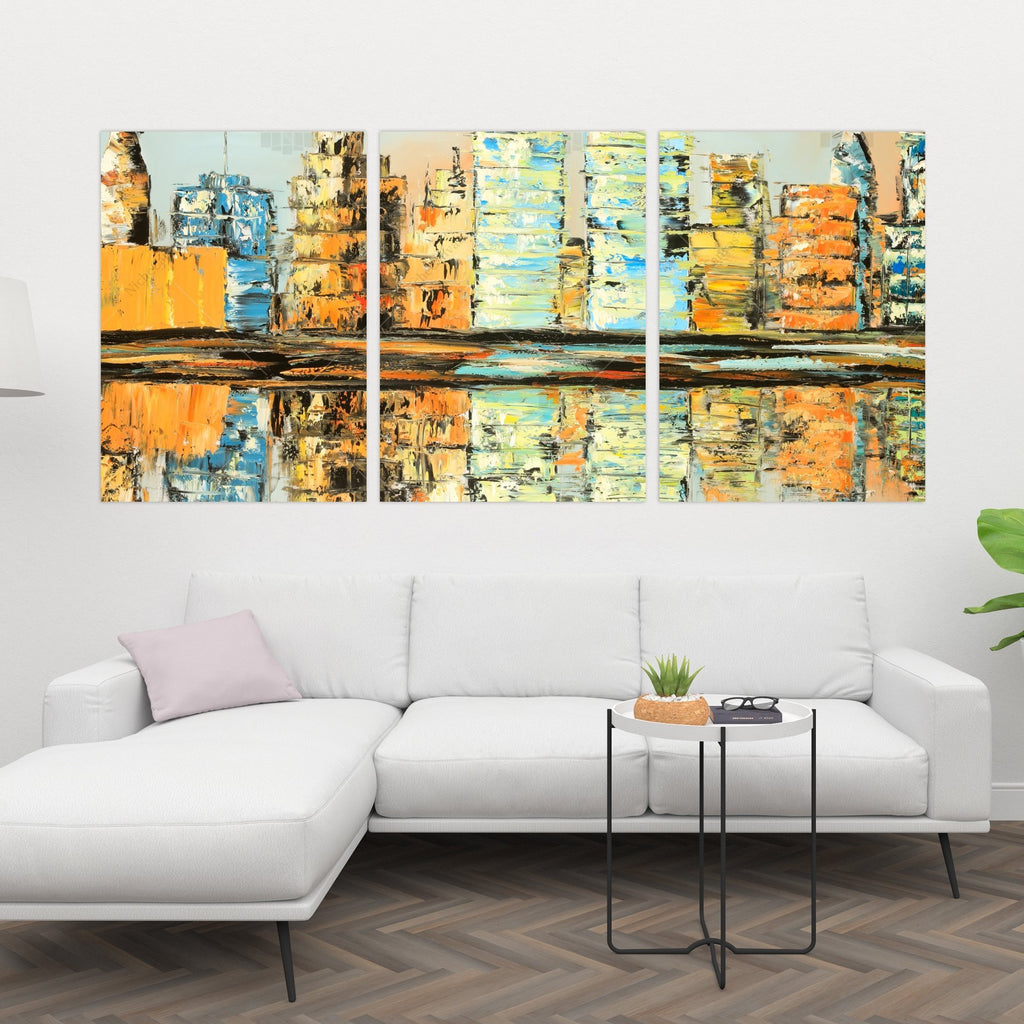 Reflections Of A Colorful City