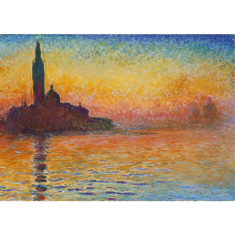 San Giorgio Maggiore At Dusk - Claude Monet 5D DIY Paint By Number Kit