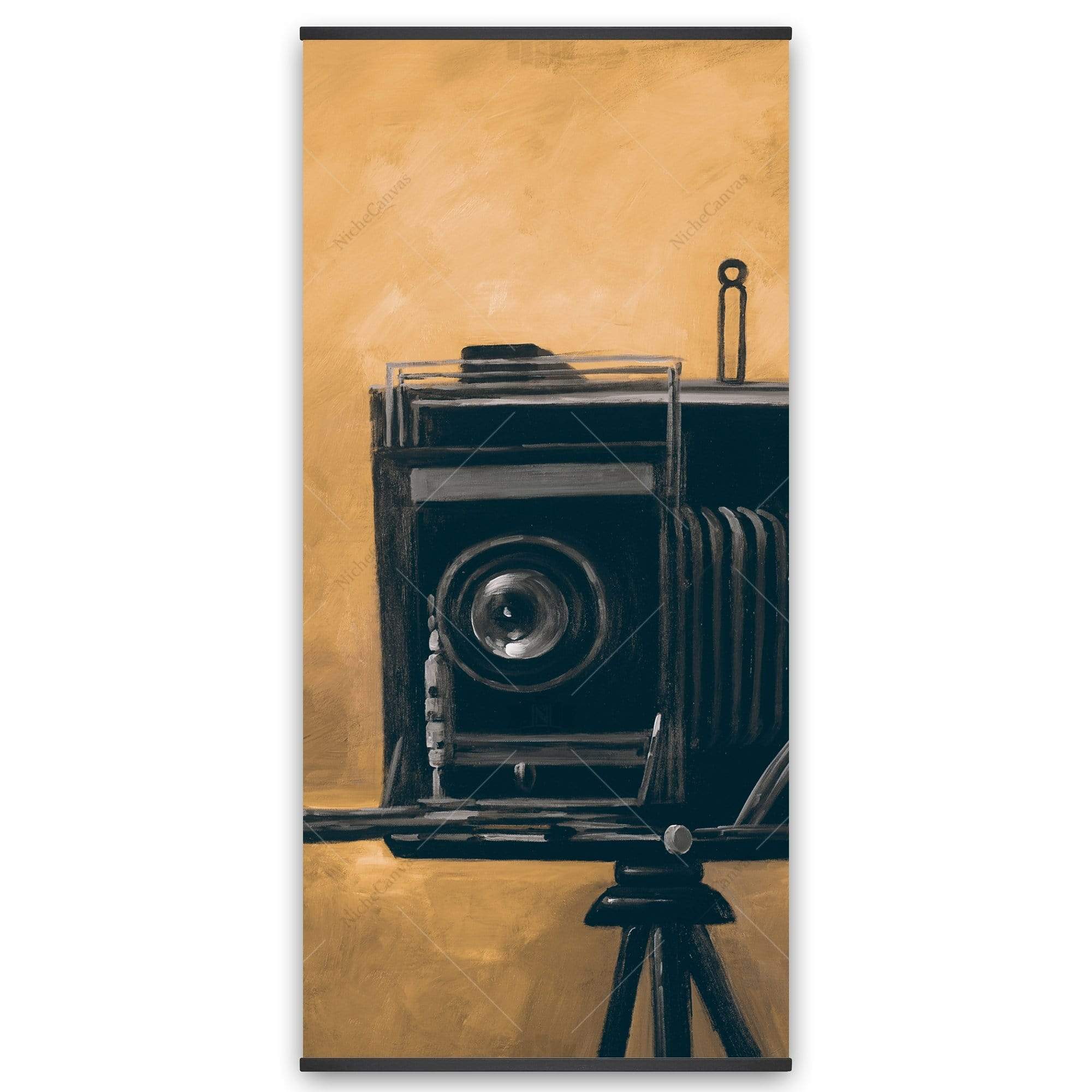 Vintage Camera - Wooden Magnetic Frame