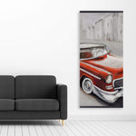 Vintage Classic Car - Wooden Magnetic Frame