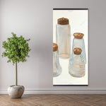 Vintage Salt And Pepper Shaker - Wooden Magnetic Frame