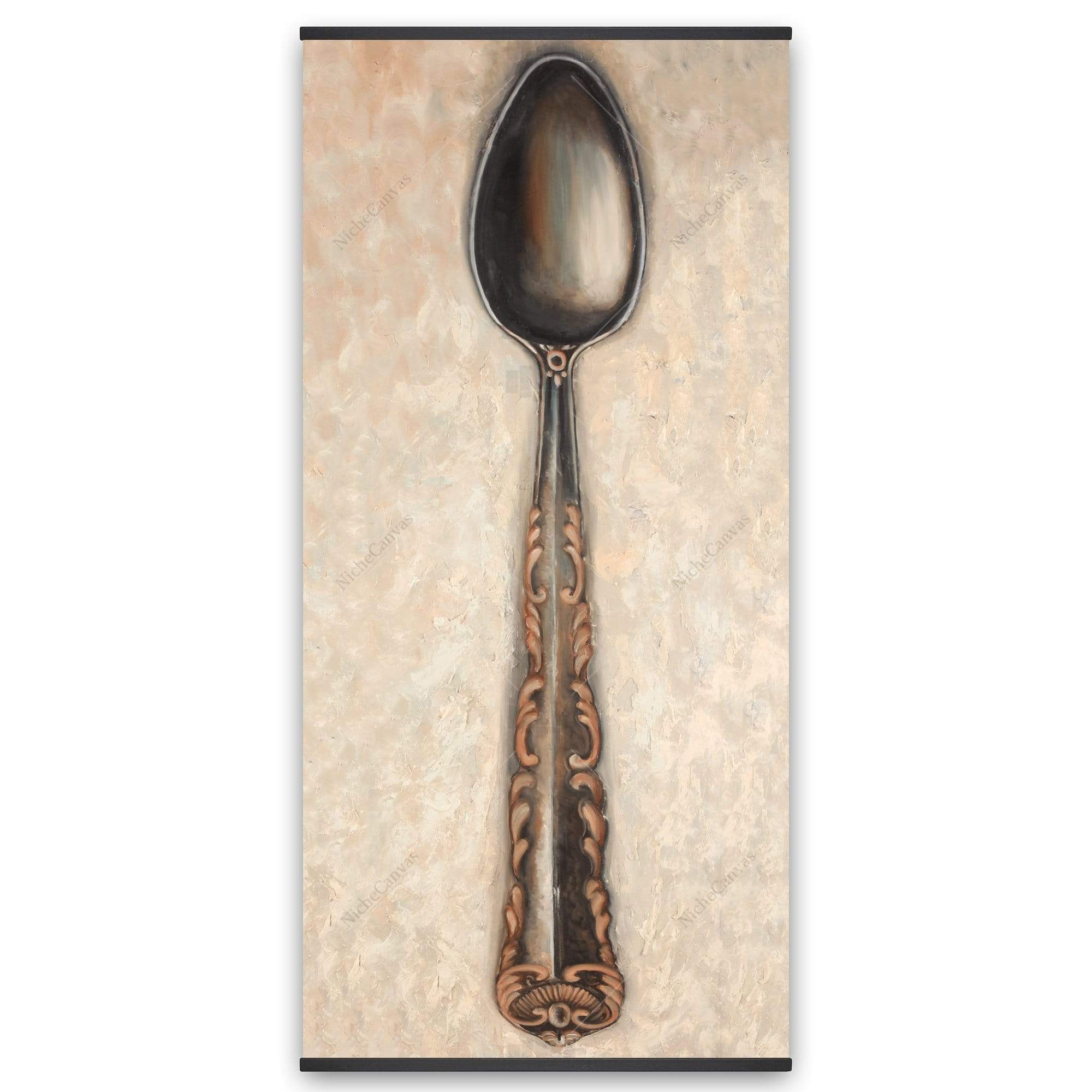 Vintage Spoon - Wooden Magnetic Frame